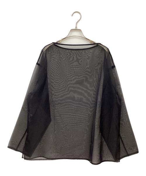 FRAMeWORK（フレームワーク）FRAMeWORK (フレームワーク) シアー ロンTee ブラック サイズ:表記無しの古着・服飾アイテム