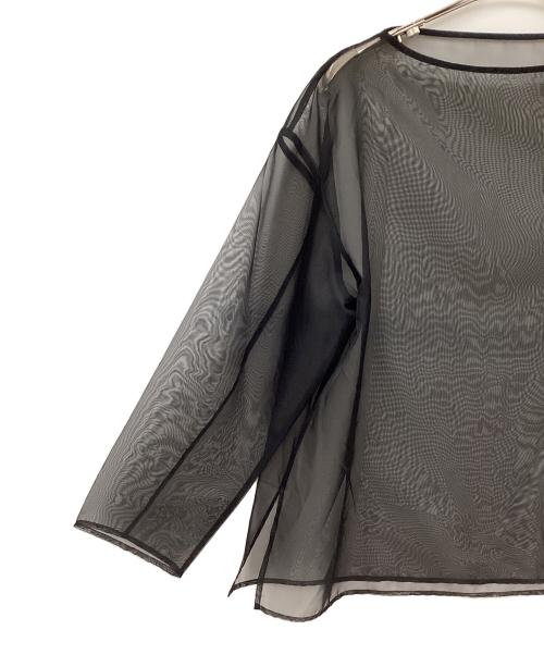 FRAMeWORK（フレームワーク）FRAMeWORK (フレームワーク) シアー ロンTee ブラック サイズ:表記無しの古着・服飾アイテム