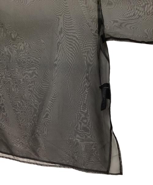 FRAMeWORK（フレームワーク）FRAMeWORK (フレームワーク) シアー ロンTee ブラック サイズ:表記無しの古着・服飾アイテム