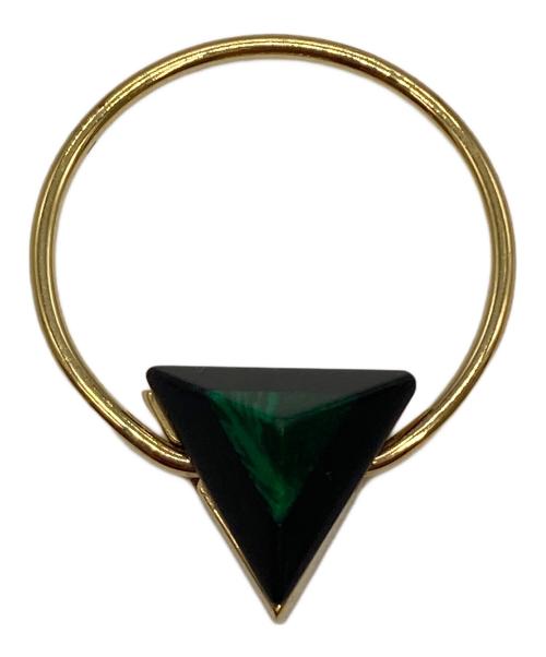 FENDI（フェンディ）FENDI (フェンディ) Rainbow Pyramid Ring ゴールド サイズ:Sの古着・服飾アイテム