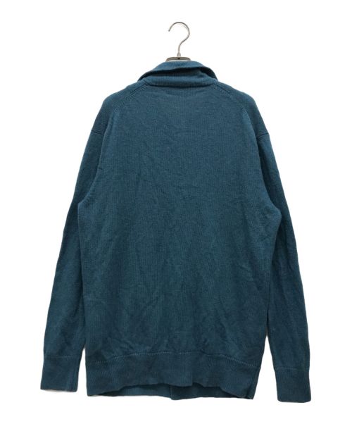 TOMORROW LAND tricot（トゥモローランド トリコ）TOMORROW LAND tricot (トゥモローランド トリコ) 7ゲージカシミヤラペルドカーディガン ライトブルー サイズ:Sの古着・服飾アイテム