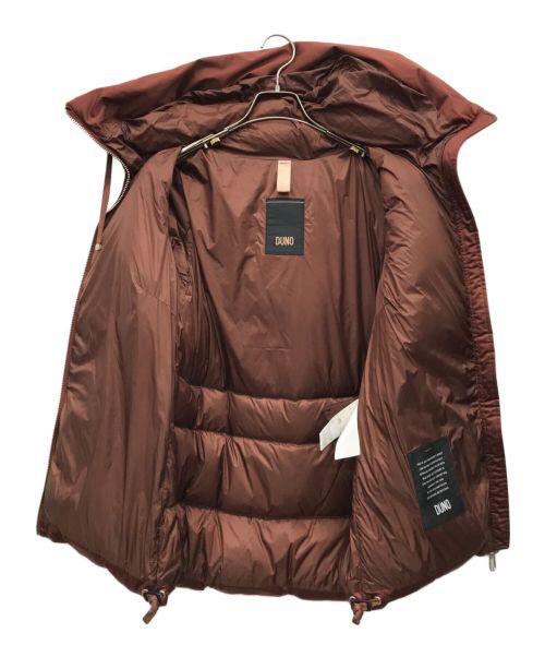 DUNO（デュノ）DUNO (デュノ) ダウンジャケット ブラウン サイズ:40の古着・服飾アイテム