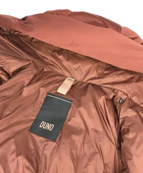DUNO（デュノ）DUNO (デュノ) ダウンジャケット ブラウン サイズ:40の古着・服飾アイテム