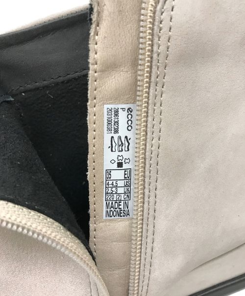 ECCO（エコー）ECCO (エコー) SHAPE 45 WEDGE　Ankle Boot  ベージュ サイズ:EU35の古着・服飾アイテム