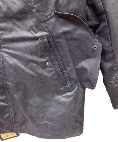 narifuri（ナリフリ）narifuri (ナリフリ) サイドスプリットハーフコート ネイビー サイズ:Sの古着・服飾アイテム