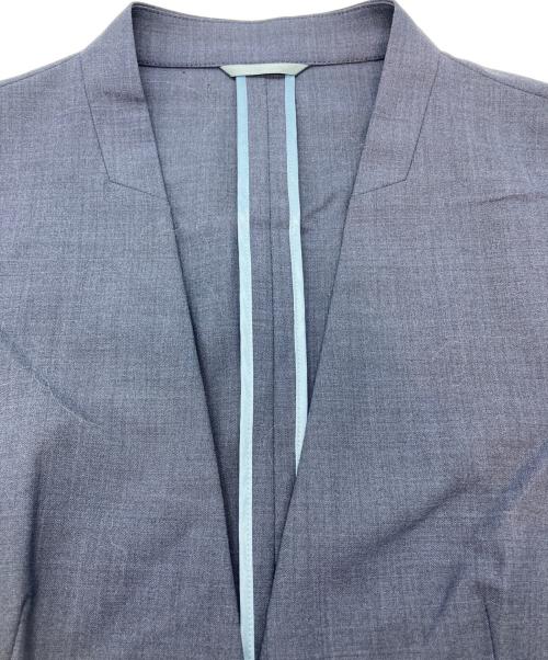 green label relaxing（グリーンレーベルリラクシング）green label relaxing (グリーンレーベルリラクシング) ライト カチリラ ノーラペル ジャケット ネイビー サイズ:SIZE Sの古着・服飾アイテム