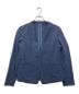 green label relaxing（グリーンレーベルリラクシング）の古着「ライト カチリラ ノーラペル ジャケット」｜ネイビー