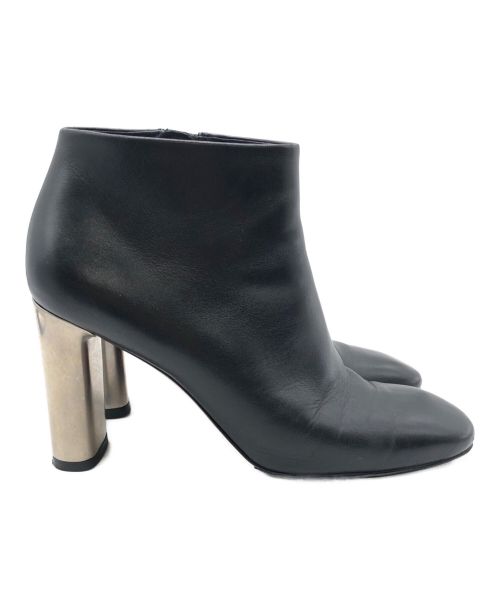 CELINE（セリーヌ）CELINE (セリーヌ) メタルヒールショートブーツ ブラック サイズ:35の古着・服飾アイテム