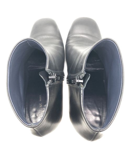 CELINE（セリーヌ）CELINE (セリーヌ) メタルヒールショートブーツ ブラック サイズ:35の古着・服飾アイテム