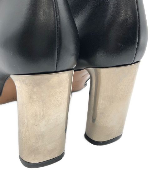 CELINE（セリーヌ）CELINE (セリーヌ) メタルヒールショートブーツ ブラック サイズ:35の古着・服飾アイテム