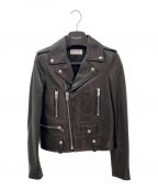 Saint Laurent Parisサンローランパリ）の古着「ダブルライダースジャケット」｜ブラック