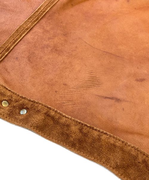 Y'2 leather（ワイツーレザー）Y'2 Leather (ワイツーレザー) 2ndタイプスウェードレザージャケット ブラウン サイズ:36の古着・服飾アイテム