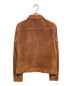 Y'2 Leather (ワイツーレザー) 2ndタイプスウェードレザージャケット ブラウン サイズ:36：30000円