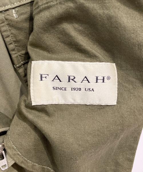 FARAH（ファーラー）FARAH (ファーラー) Two-tuck Wide Tapered Pants カーキ サイズ:30の古着・服飾アイテム