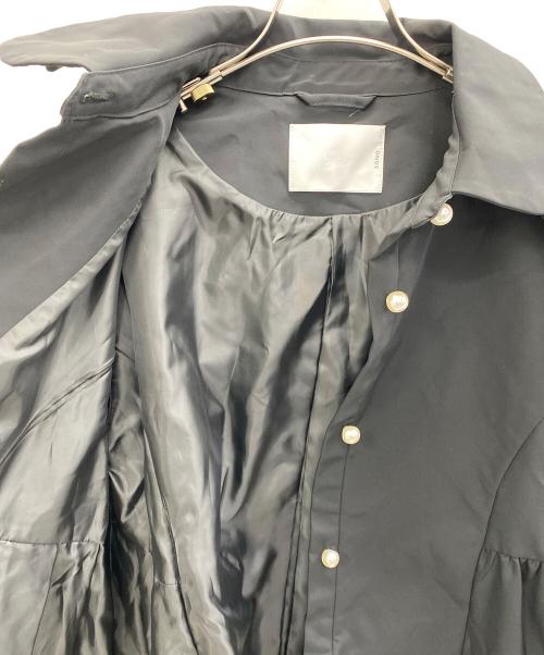 Sono（ソーノ）Sono (ソーノ) サイドティアードブルゾン ブラック サイズ:1の古着・服飾アイテム