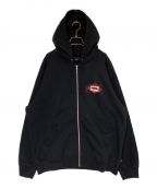 SUPREME×Hysteric Glamourシュプリーム×ヒステリックグラマー）の古着「Zip Up Hooded Sweatshirt」｜ブラック