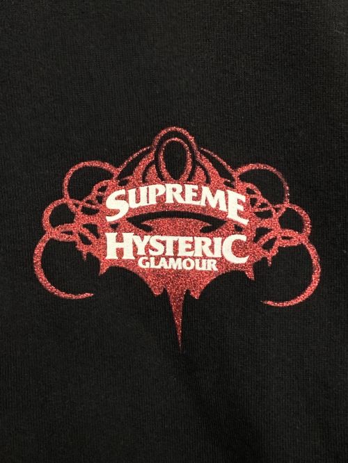 SUPREME（シュプリーム）SUPREME (シュプリーム) Hysteric Glamour (ヒステリックグラマー) Zip Up Hooded Sweatshirt ブラック サイズ:XLの古着・服飾アイテム