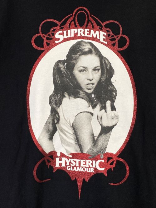SUPREME（シュプリーム）SUPREME (シュプリーム) Hysteric Glamour (ヒステリックグラマー) Zip Up Hooded Sweatshirt ブラック サイズ:XLの古着・服飾アイテム