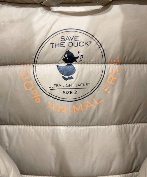 save the duck（セイブ ザ ダック）save the duck (セイブ ザ ダック) ダウンコート ベージュ サイズ:SIZE 2の古着・服飾アイテム