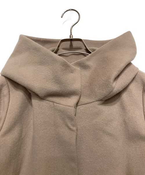 UNTITLED（アンタイトル）UNTITLED (アンタイトル) トスカーナリッシュビーバーフーデットコート ピンク サイズ:SIZE3の古着・服飾アイテム