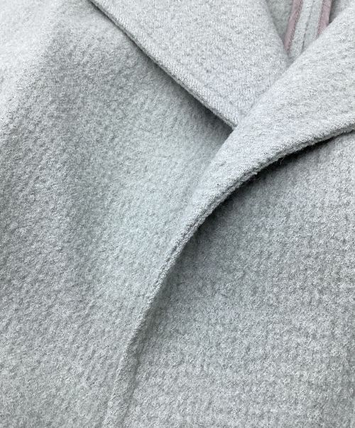 GALLARDA GALANTE（ガリャルダガランテ）GALLARDA GALANTE (ガリャルダガランテ) クレーターロングコート　ガウンコート　ボタンレス　ウエストリボン グリーン サイズ:Fの古着・服飾アイテム