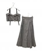 Mystradaマイストラーダ）の古着「テーラードビスチェSETUP」｜ブラック