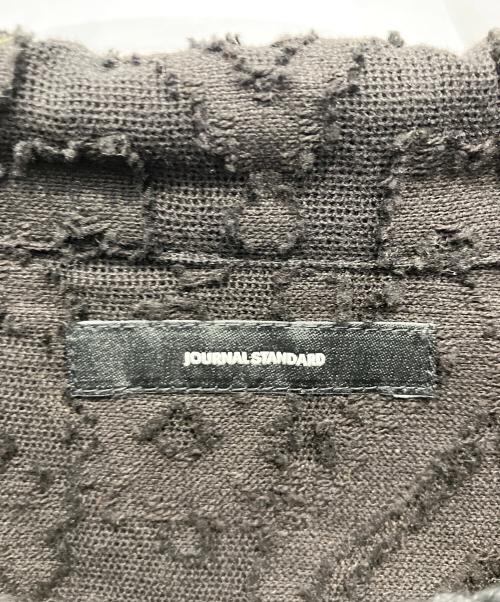 JOURNAL STANDARD（ジャーナルスタンダード）JOURNAL STANDARD (ジャーナルスタンダード) カットジャガードブラウス ブラック サイズ:不明の古着・服飾アイテム