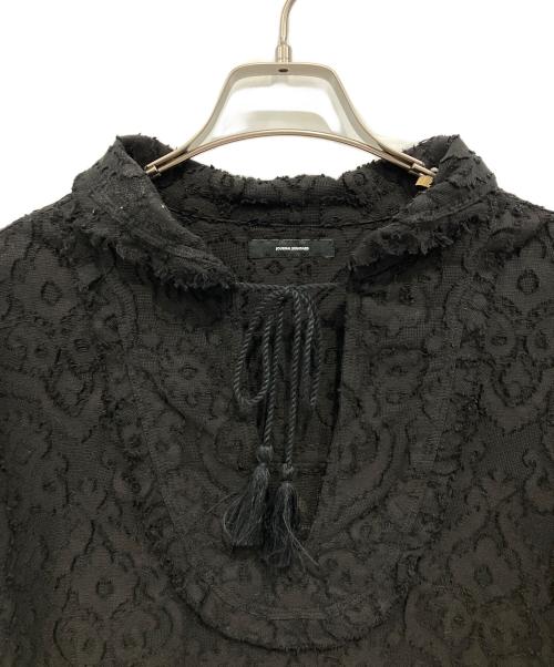 JOURNAL STANDARD（ジャーナルスタンダード）JOURNAL STANDARD (ジャーナルスタンダード) カットジャガードブラウス ブラック サイズ:不明の古着・服飾アイテム