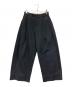 STUDIO NICHOLSON（スタジオ ニコルソン）の古着「Deep Pleat Volume Pant」｜ブラック