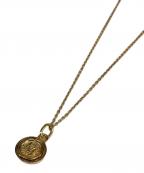 MARIA BLACKマリアブラック）の古着「イニシャルコイン ネックレス」