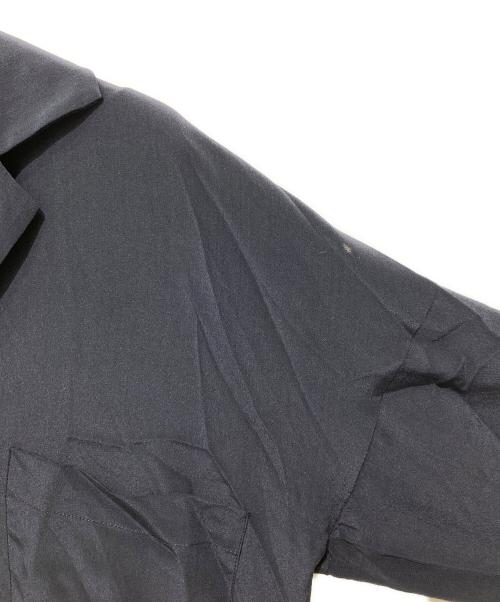 STUDIO NICHOLSON（スタジオ ニコルソン）STUDIO NICHOLSON (スタジオ ニコルソン) ブラウス / 半袖シャツ / オープンカラーシャツブラウス ネイビー サイズ:1の古着・服飾アイテム