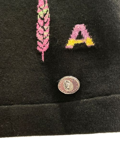 CHANEL（シャネル）CHANEL (シャネル) Multi-Logo Knit T-Shirt ブラック サイズ:36の古着・服飾アイテム