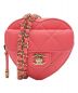 CHANEL（シャネル）の古着「ハートチェーンショルダーポーチ」｜ピンク
