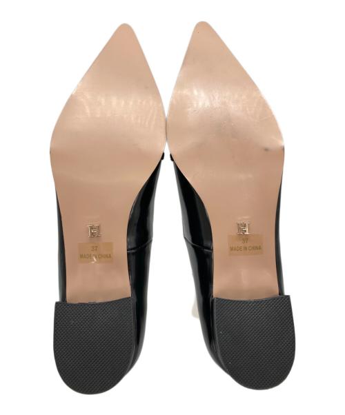 HER LIP TO（ハーリップトゥ）HER LIP TO (ハーリップトゥ) Orangery Crystal Belted Pumps ブラック サイズ:37の古着・服飾アイテム