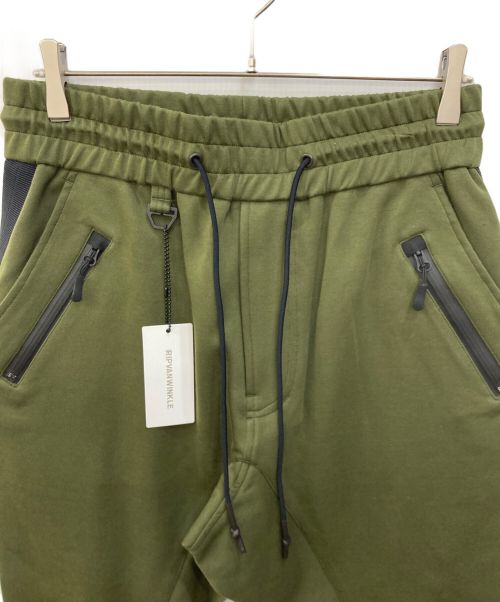 ripvanwinkle（リップヴァンウィンクル）ripvanwinkle (リップヴァンウィンクル) ラインジャージーパンツ カーキ サイズ:L 未使用品の古着・服飾アイテム