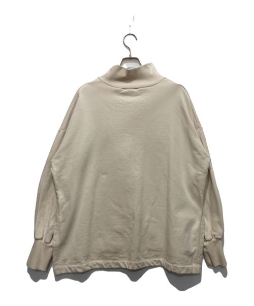 journal standard luxe（ジャーナルスタンダード ラックス）JOURNAL STANDARD LUXE (ジャーナルスタンダード リュクス) テリーウラケハイネックスリットプルオーバー アイボリー サイズ:FREEの古着・服飾アイテム