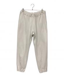 ATON（エイトン）の古着「ZERO TSURI URAKE SWEAT PANTS」｜ベージュ