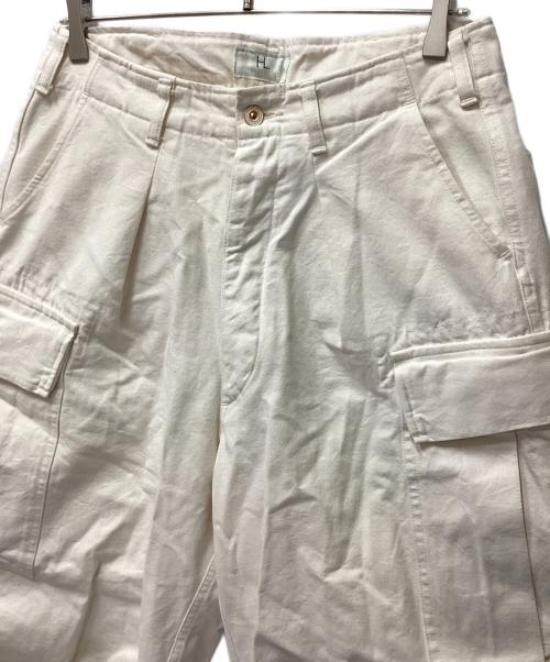 HERILL（ヘリル）HERILL (ヘリル) Duck Jungle fatiguepants/キャンバスカーゴパンツ アイボリー サイズ:1の古着・服飾アイテム