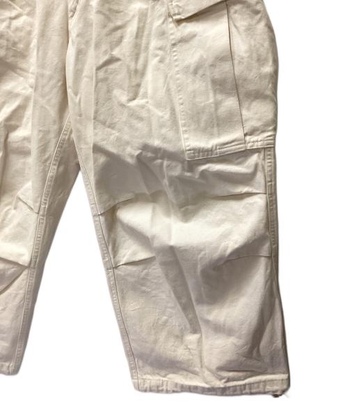 HERILL（ヘリル）HERILL (ヘリル) Duck Jungle fatiguepants/キャンバスカーゴパンツ アイボリー サイズ:1の古着・服飾アイテム