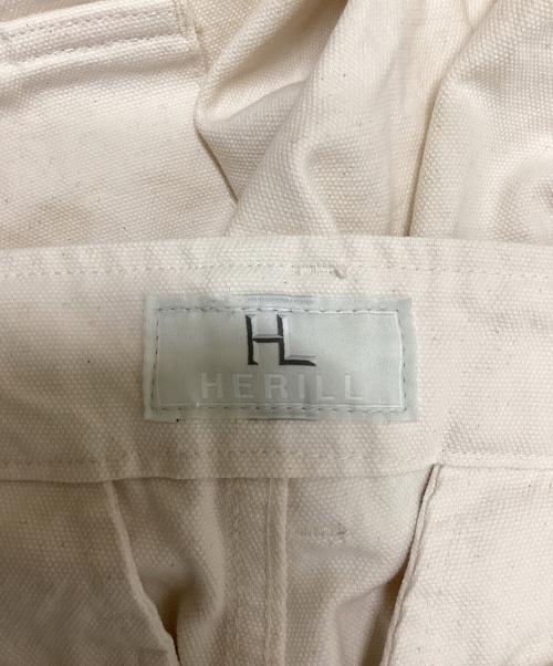 HERILL（ヘリル）HERILL (ヘリル) Duck Jungle fatiguepants/キャンバスカーゴパンツ アイボリー サイズ:1の古着・服飾アイテム