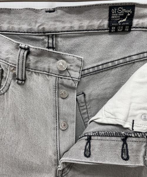 orSlow（オアスロウ）orSlow (オアスロウ) デニムパンツ グレー サイズ:XSの古着・服飾アイテム