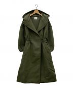 CAVEZA ROSSOカベサ ロッソ）の古着「ドローストリングコート」｜カーキ