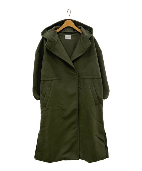 CAVEZA ROSSO（カベサ ロッソ）CAVEZA ROSSO (カベサ ロッソ) ドローストリングコート カーキ サイズ:Fの古着・服飾アイテム