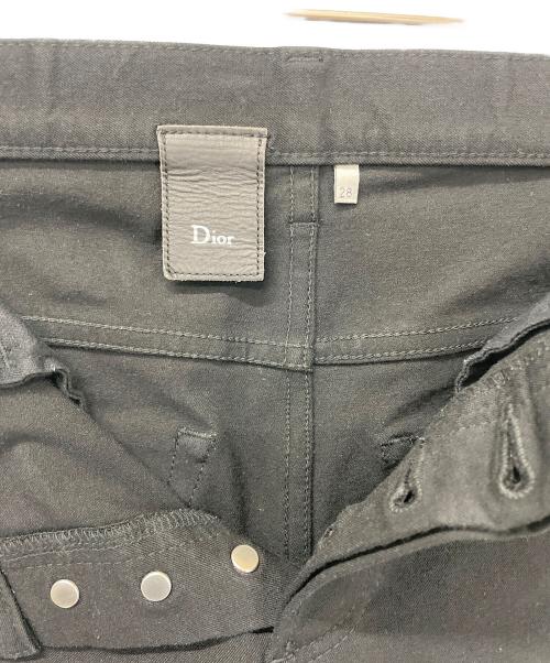 DIOR HOMME（ディオール オム）Dior Homme (ディオール オム) ボタンフライストレッチスキニーパンツ ブラック サイズ:71の古着・服飾アイテム