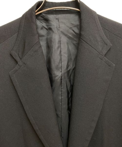 B Yohji Yamamoto（ビーヨウジヤマモト）B Yohji Yamamoto (ビーヨウジヤマモト) ポケットデザインウールギャバジンコート ブラック サイズ:1の古着・服飾アイテム