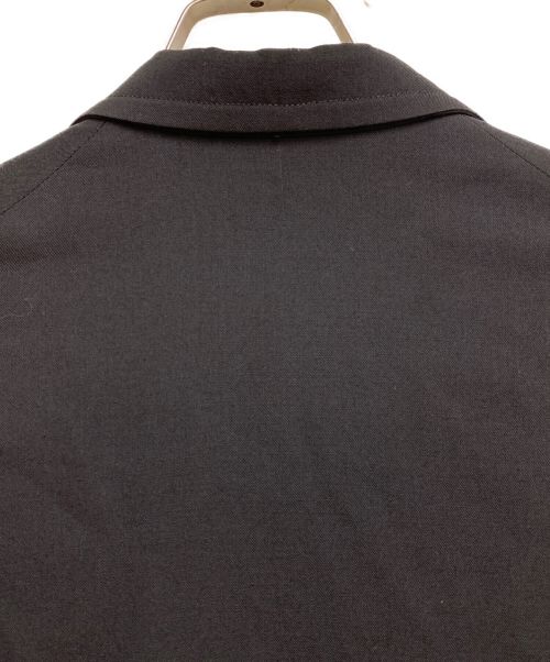 B Yohji Yamamoto（ビーヨウジヤマモト）B Yohji Yamamoto (ビーヨウジヤマモト) ポケットデザインウールギャバジンコート ブラック サイズ:1の古着・服飾アイテム