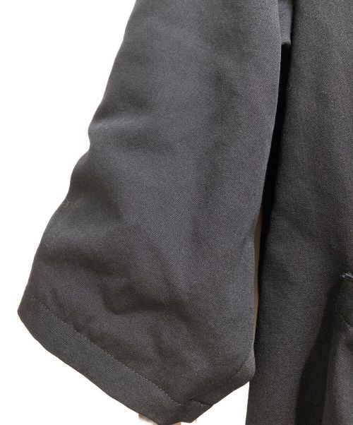 B Yohji Yamamoto（ビーヨウジヤマモト）B Yohji Yamamoto (ビーヨウジヤマモト) ポケットデザインウールギャバジンコート ブラック サイズ:1の古着・服飾アイテム