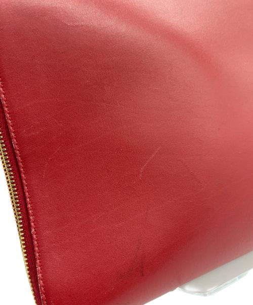 Saint Laurent Paris（サンローランパリ）Saint Laurent Paris (サンローランパリ) クラッチバッグ レッドの古着・服飾アイテム