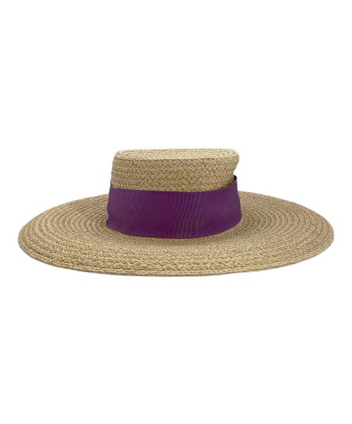HELEN KAMINSKI（ヘレンカミンスキー）HELEN KAMINSKI (ヘレンカミンスキー) Miss Bloom Wide Brim パープルの古着・服飾アイテム