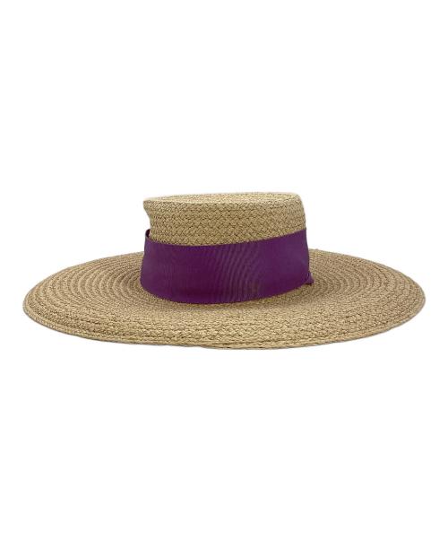 HELEN KAMINSKI（ヘレンカミンスキー）HELEN KAMINSKI (ヘレンカミンスキー) Miss Bloom Wide Brim パープルの古着・服飾アイテム